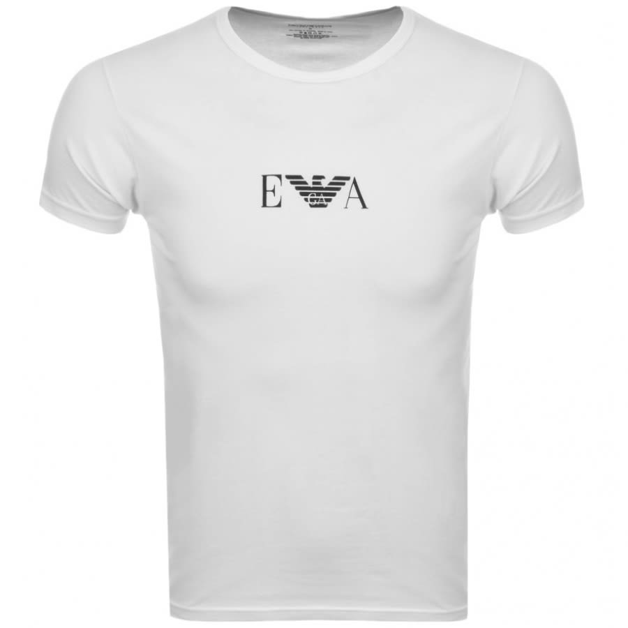 Alternative Image for ProductEmporio Armani 2 Pack Lounge T Shirts White2